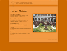 Tablet Screenshot of carmel-mataro.net